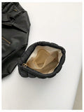 Verdusa Women's Puffy Quilted Makeup Bag Cosmetic Clutch Black One-Size by Deal US