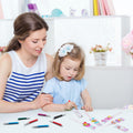 Dunzoom 200 Pcs Mother's Day Christian Coloring Bookmarks Bulk DIY by Deal US