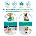Dog Puzzles Feeder Interactive Toy Adjustable Treat Dispenser Green by Deal US