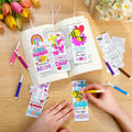 Dunzoom 200 Pcs Mother's Day Christian Coloring Bookmarks Bulk DIY by Deal US