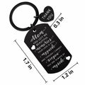 Potok Sympathy Gifts Keychain Loss of Mom Memorial Gift Eternal Love by Deal US