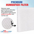 LifeSupplyUSA Humidifier Filter Replacement Pad Compatible Honeywell HAC-801 by Deal US