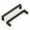 homdiy 25Pack 5in Matte Black Cabinet Handles 128mm Hole Centers