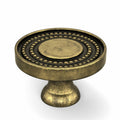 Homdiy 10 Pack Solid Gold Brass Knurled Zinc Alloy Cabinet Knobs Drawer by Deal US