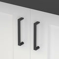 homdiy 25Pack 5in Matte Black Cabinet Handles 128mm Hole Centers by Deal US