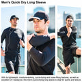 HovSiyla Men's Long Sleeve Moisture Wicking Running Shirt XL by Deal US