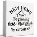 House Warming Gifts Home Sweet Home Sign New Home Decor 5x5 Inch by Deal US