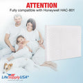 LifeSupplyUSA Humidifier Filter Replacement Pad Compatible Honeywell HAC-801 by Deal US
