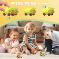 Press and Go Cars Toddler Toy Bull Animal Car for 1 Year Old Boy by Deal US