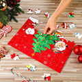 Poen 6 Set Christmas Wooden Jigsaw Puzzles Santa Claus Nativity Scene by Deal US