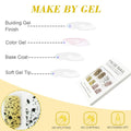 24Pcs Easter Acrylic Press On Nails Medium Daisy Floral Square False Nails by Deal US