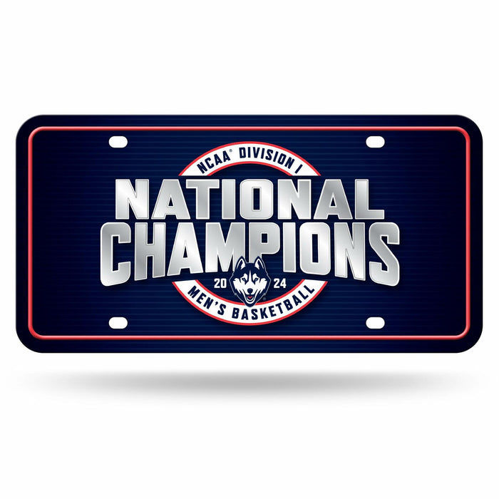 Rico Industries NCAA Connecticut Huskies 2024 Basketball Metal Tag by Deal US