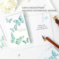Crisky 25 Pack Religious Sympathy Cards White Flower Scripture 4 Assortments by Deal US
