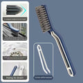 2PCS Window Groove Cleaning Brush V Shape Multifunctional White by Deal US