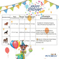 2 Pack Dog Bandanas – White Cute Birthday Pet Scarf for Dogs & Cats, XL by Deal US