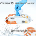 OMELAW Blue Nitrile Gloves Large Powder-Free Latex-Free 100 Pack Size L by Deal US