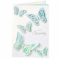 Crisky 25 Pack Religious Sympathy Cards White Flower Scripture 4 Assortments by Deal US