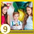 Construction Number 9 Birthday Candle Cake Topper Party Decoration by Deal US