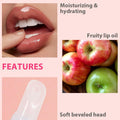 Mirror Fruit Lip Oil Hydrating Gloss Balm 08#Apple Natural Moisturizing by Deal US