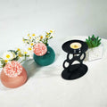 Ctpeng Cat Paw Candle Holder Metal Non Slip Black 3.94x3.15x4.33in by Deal US