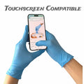 OMELAW Blue Nitrile Gloves Large Powder-Free Latex-Free 100 Pack Size L by Deal US