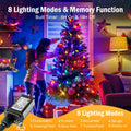 Brightown 2 Pack C9 Christmas Lights 200 LED 162FT Multicolor Timer 8 Modes by Deal US