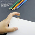 FUZHUI Paper Clips 100 Pcs Large Gold Plastic Covered Iron Pen-Shaped by Deal US