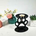 Ctpeng Cat Paw Candle Holder Metal Non Slip Black 3.94x3.15x4.33in by Deal US