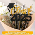 Graduation Decorations Class of 2025 23pcs Blue Gold Centerpiece Sticks by Deal US