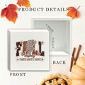 Ty-mh-019 Retro Fall Thanksgiving Wooden Box Sign 5x5 Inches by Deal US