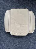Yumfugu Car Center Console Armrest Cover Leather Memory Foam Beige 12.59x8.66 by Deal US