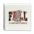 Ty-mh-019 Retro Fall Thanksgiving Wooden Box Sign 5x5 Inches by Deal US
