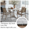 jinchan Kitchen Runner Rug 2x6 Moroccan Floral Non Slip Grey Runner by Deal US