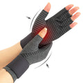 VigorGlove Copper Fit Arthritis Gloves Adjustable Belt Anti-Slip Black 2P Size S by Deal US