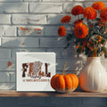 Ty-mh-019 Retro Fall Thanksgiving Wooden Box Sign 5x5 Inches by Deal US
