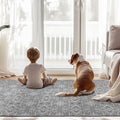 jinchan Kitchen Runner Rug 2x6 Moroccan Floral Non Slip Grey Runner by Deal US