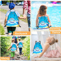 Slohif Kids Drawstring Backpack Green Dinosaur Waterproof Nylon Large by Deal US