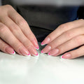 Lnngub Nail Art Stickers French Gradient Stripes White 12 Sheets by Deal US
