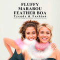 Fluffy Feather Boas with Body Face Glitter Gel Pink Party Favors Decor by Deal US