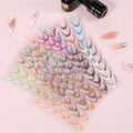 Lnngub Nail Art Stickers French Gradient Stripes White 12 Sheets by Deal US