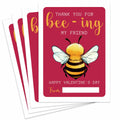Classroom Valentine's Day Cards Bee Design 5x3.5in 30 Pack Gender Neutral by Deal US