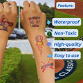 Baseball Temporary Tattoos 72 Pcs 6 Sheets Sport Party Favors Gift Idea by Deal US