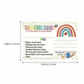 NUOBESTY 50pcs Rainbow Classroom Behavior Incentive Postcards for Teachers by Deal US