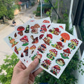 Mushroom Temporary Tattoos 50Pcs Cute Funny Stickers for Kids Boys Girls by Deal US