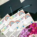 NUOBESTY 50pcs Rainbow Classroom Behavior Incentive Postcards for Teachers by Deal US
