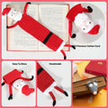 Crochet Santa Bookmark Kawaii 3D Christmas Gift for Kids Women by Deal US