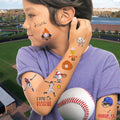 Baseball Temporary Tattoos 72 Pcs 6 Sheets Sport Party Favors Gift Idea by Deal US