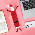Crochet Santa Bookmark Kawaii 3D Christmas Gift for Kids Women by Deal US