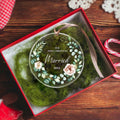 First Christmas Married Ornament 2024 1st Christmas Mr and Mrs Wedding Gift by Deal US