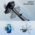 GUWEZ Car Phone Holder Super Stable Dashboard Windshield Mount Universal Black by Deal US